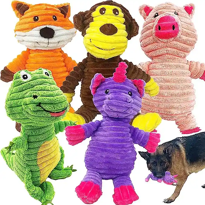 Jalousie 5 Pack Dog Squeaky Toys 1
