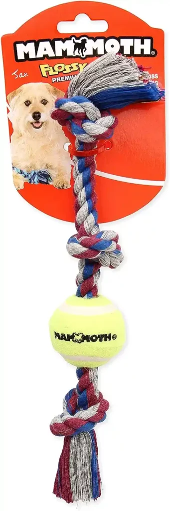 Rope and Ball Dog Toy 1